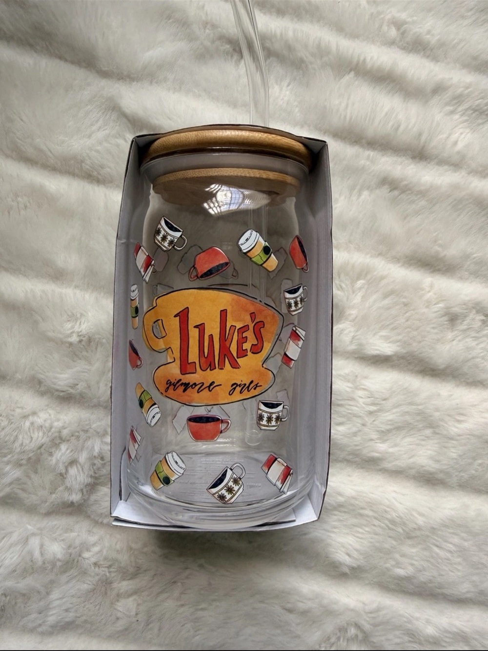 Gilmore Girls Luke's Diner Travel Tumbler with Bamboo Lid